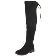 Journee Collection Womens Regular and Wide Calf Over-The-Knee Faux Suede Boot