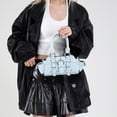 thumbnail image 5 of Women Bag PU Leather Crossbody Bag Punk Styles Shoulder Bag Top Handle Handbag Simple Messengers Bag for Daily, 5 of 9
