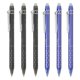 thumbnail image 1 of Uxcell 6Pcs Bolígrafos de Gel Borrables, Bolígrafo Retráctil de Punta Fina de 0.5mm para Marcado Borrable por Calor, Marcadores de Tela para Coser, Dibujar, Escribir, Planificador, Negro, Azul, 1 of 7