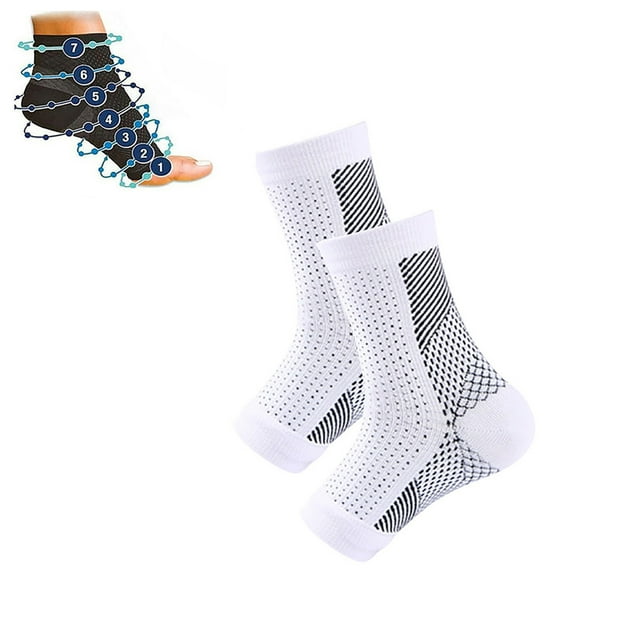 DPTALR Orthopaedic Compression Socks Foot Compression Ankle Support Plantar Fasciitis Socks Grip Socks Football Fitness Socks 1 Pairs