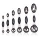 thumbnail image 1 of Cucharas de medición de mano Pastel seco Sistema de acero inoxidable Panadería CHEF DE COCINA DE COCINA DE CAFILES PARA NIÑOS ADULTOS COCINA COCINA COCINA ACCESORIOS ACCESORIOS 6 PIEZAS, NEGRO Speravity HA009706-01, 1 of 6