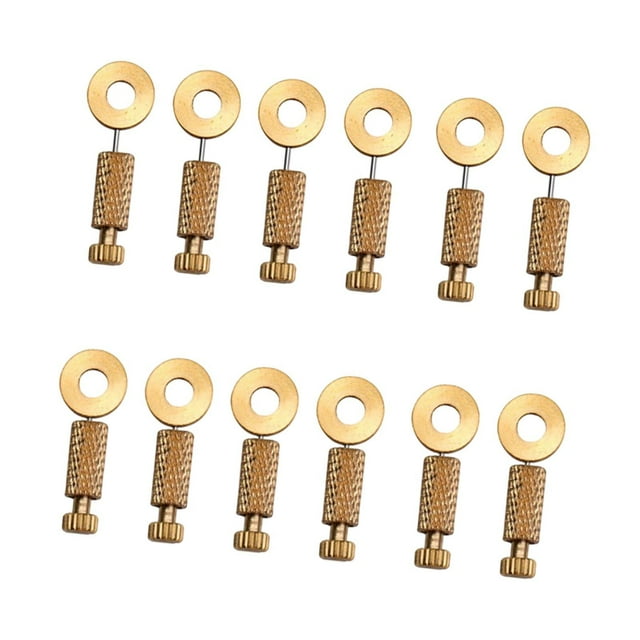 Guardoinrt 12Pcs Leather Positioning Pins Leather leather positioning Located Pins Tools for Fixing Gold