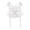 White-27, variant on Baby Toddler Bear Ear Sun Hat, Cotton Breathable Wide Brim Bucket Hat with Chin Strap, UV Protection Cute Summer Cap