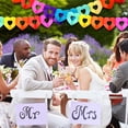 thumbnail image 4 of 10 Piezas Pancarta de Arco Iris Colorida Guirnalda de Papel de Fiesta Decoraciones Colgantes en Forma de Corazón y Mariposa para Decoraciones de Bodas de Fiesta de Cumpleaños, 4 of 6