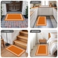 thumbnail image 6 of Burnt Orange Geometric Door Mat Indoor Outdoor, Country Greece Key Art Non Slip Welcome Mat with Rubber Backing, Absorbent Fabric Front Door Mats Entryway Rug for Home Patio Entrance 24"x36", 6 of 9