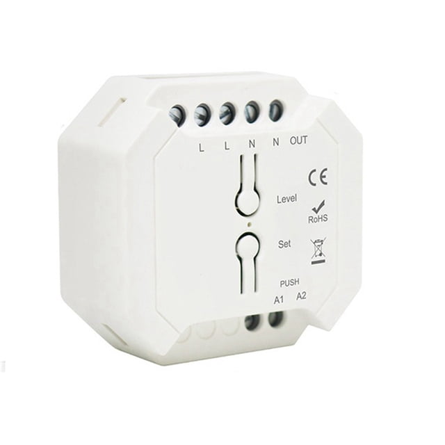 Tuya ZigBee Triac Dimmer LED Controller Smart Dimmer for Dimmable LED Lights Support Smart APP Remote Control A,1 x Dimmer