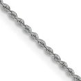 thumbnail image 2 of Solid 14K White Gold 2.2mm Regular Rope with Lobster Lock Chain - 26", 2 of 8