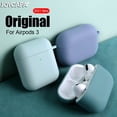thumbnail image 2 of Funda protectora de silicona líquida Original para Apple Airpods 3 2021, Funda fina suave para Air Pod Pro 1 2, Funda para auriculares inalámbricos Deng Xun unisex, 2 of 2