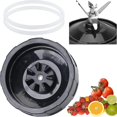 thumbnail image 1 of Blender Replacement Parts 6 Fins/7 Fins Blender Extractor Blade For Nutri Ninja Blender Cup Bottom Blade Assembly, 1 of 5