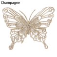 thumbnail image 4 of New Gold Powder Glitter New Year Decor Christmas Butterfly Fake Butterfly Christmas Tree Decorations Home Xmas Ornaments BLUE, 4 of 8