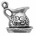thumbnail image 1 of Sterling Silver 18" Unisex 1.5mm Box Chain Decorated Pitcher And Bowl Set Pendant Necklace, 1 of 2