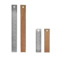 thumbnail image 2 of Stainless Steel Cork Back Metal Ruler, 6 Inch 12 Inch Straight Edge Cork Base Rulers, Metal Ruler Co, 2 of 5