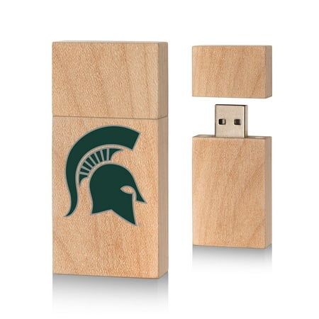 Michigan State Spartans Insignia 16gb Wood Block USB (Best Drives In Michigan)