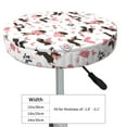thumbnail image 4 of Bingfone Dachshund Dog Puppy Padded Round Bar Stool Cover Cushion with Elastic Fabric Round Chair Seat - Dachshund Dog Puppy, 4 of 7