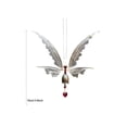 thumbnail image 5 of Campanilla De Viento Colgante De Cristal Ángel Volador Mariposa Ala Suncatcher Hermoso Decorativo Atractivo Colgante De Metal Impermeable Para Jardín Patio Coche Balcón Hogar Ornamento Advancent  HA026468-02, 5 of 5
