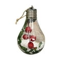 thumbnail image 1 of Bulbo llevado Irfora 2021 Bola de Navidad LED Adorno colgante transparente Bombilla Globo iluminado Decoración colgante para Navidad Invierno Fiesta en casa Regalo inastillable Irfora Bulbo llevado, 1 of 7