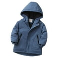 thumbnail image 3 of Cethrio Boys Winter Coats, Warm Zip up Windproof Long Sleeve Winter Jackets Blue Size 8, 3 of 6