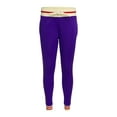 thumbnail image 4 of Victorious Women's G Track 2 Piece Tracksuit Set - Sweatshirt Jacket and Sweat Pants VL208 - Purple - 3X-Large, 4 of 7
