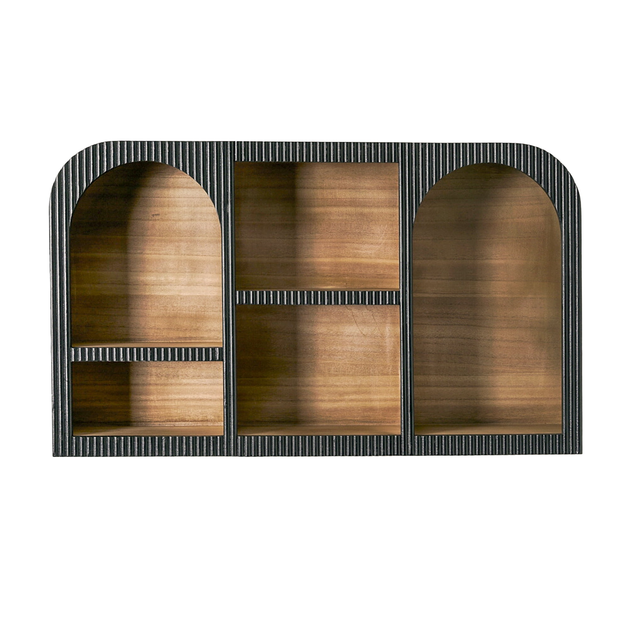 Beautiful Wooden Wall Mounted Cubby Shelf 30.5" X 18.25"