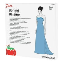 Dritz 1/4" Boning, 12-Yards, 1 Count, Black