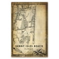 thumbnail image 3 of Sunny Isles Beach Vintage Map Prints Canvas, Florida Map Art Canvas, Canvas, Sunny Isles Beach Map City style vintage Canvas , Canvas Wall Art, Street Map Artwork Canvas, 3 of 6