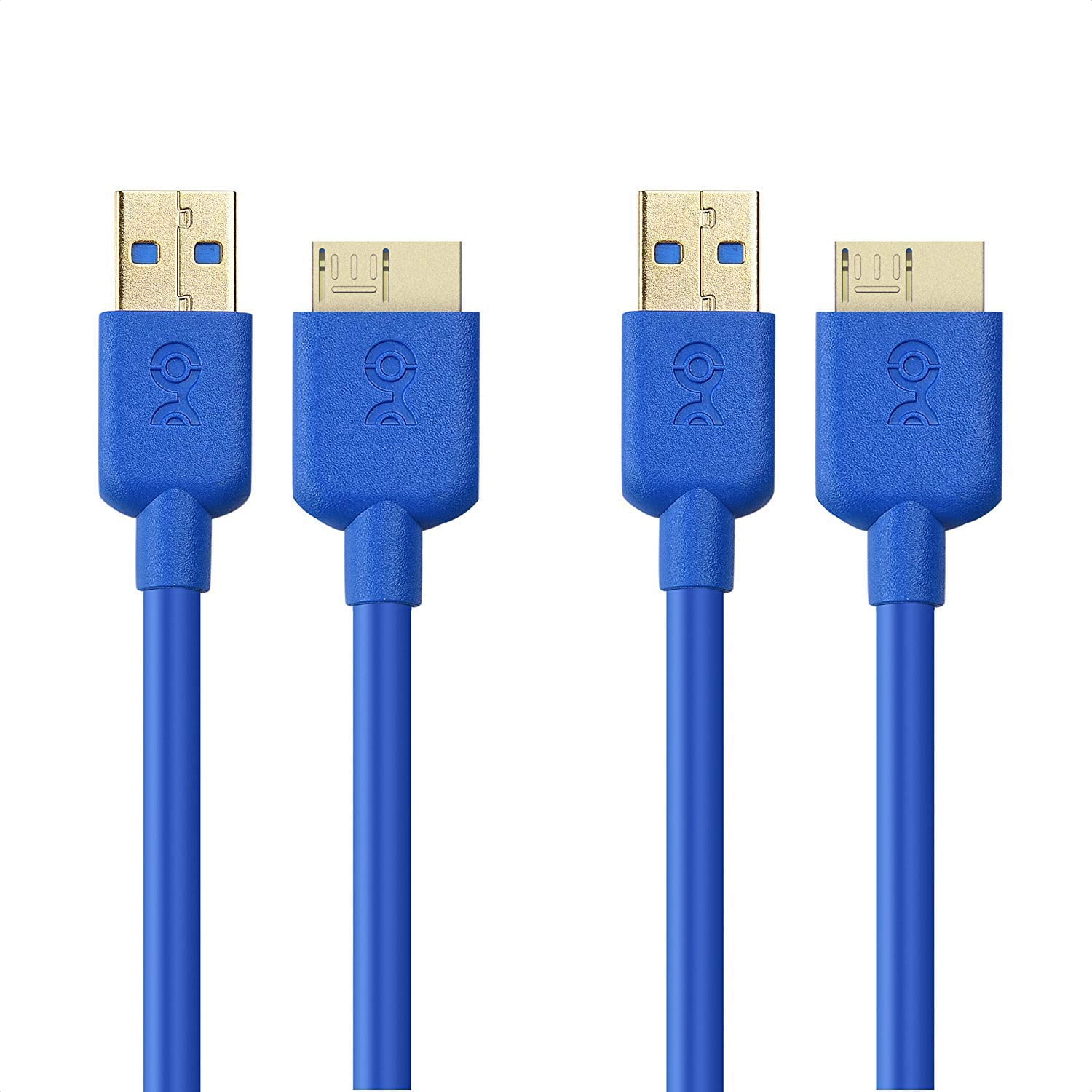 Cable Matters 2Pack Micro USB 3.0 Cable (USB to USB Micro B Cable) in