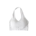 thumbnail image 1 of Jumpingount Fitness Backless Strap Bra Mujeres Deportes Cuello Colgante Sujetador Chica Ejercicio Ropa interior Blanco, 1 of 6