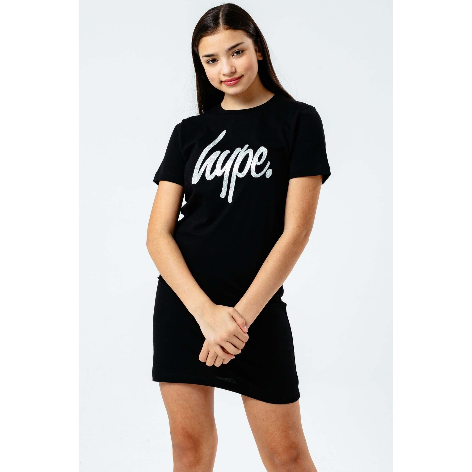 Hype Girls Glitter T Shirt Dress Walmart