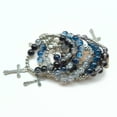 thumbnail image 7 of Elegant Glass Crystal Cross Bracelets Handmade Crystal Prayer Beaded Bracelets for Fashionable Woman Faith Present, 7 of 7