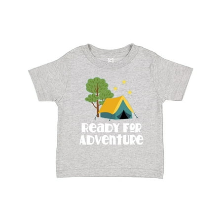 

Inktastic Camping Tent Ready for Adventure Gift Toddler Boy or Toddler Girl T-Shirt