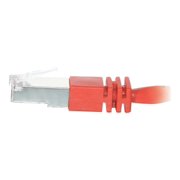 C2G Cat5e Molded Shielded (STP) Network Patch Cable - patch cable - 10 ft - red