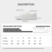 Yolanda Zula Woman Fashion Pure White Sneakers Casual Lace up Flat Shoes Low Top for Female