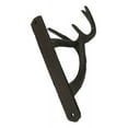 thumbnail image 4 of Cast Iron Vintage Western Rustic Stag Deer Antlers Multi Point Wall Hook Hanger, 4 of 9