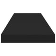 thumbnail image 3 of Estantería de pared VidaXL Floating, 4 unidades, MDF, color negro, 90 x 23,5 x 4 cm, 3 of 6