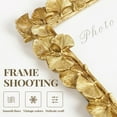thumbnail image 4 of Vintage Gold Picture Frame 6 x 4 inch, Gold Ornate Leaf Textured Hand-Crafted Resin with Glass Front Antique Photo Frame for Home Hotel Decor Table Top Jewelry Display Shooting Photo Props, 4 of 7