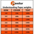 thumbnail image 5 of Hamilco Cream White Cardstock Paper 6x9 Blank Index Cards Card Stock 100lb Cover 100 Pack, 5 of 6