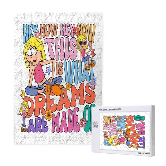 Lizzie Mcguire Banner Jigsaw Puzzle,1000 puzzle pieces Gift Toys Art Home Decor