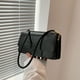 thumbnail image 4 of Bolso de hombro tipo bandolera de nueva moda de primavera, bolso de moda pequeño, bolso tipo bandolera de PU, color negro, 4 of 5
