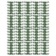 thumbnail image 1 of 20 piezas anillos de encuadernación diseño segmentado sostienen 60 hojas 11 mm de espesor de encuadernación suministros de oficina verde, 1 of 5