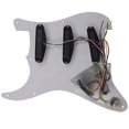 thumbnail image 1 of ST Style Electric Guitar Full Set DIY Accessory Kit with Prewired Pickguard Including Bridge SSS Pickups and Accessories Volume Tone Control for 6-String Guitars, 1 of 7