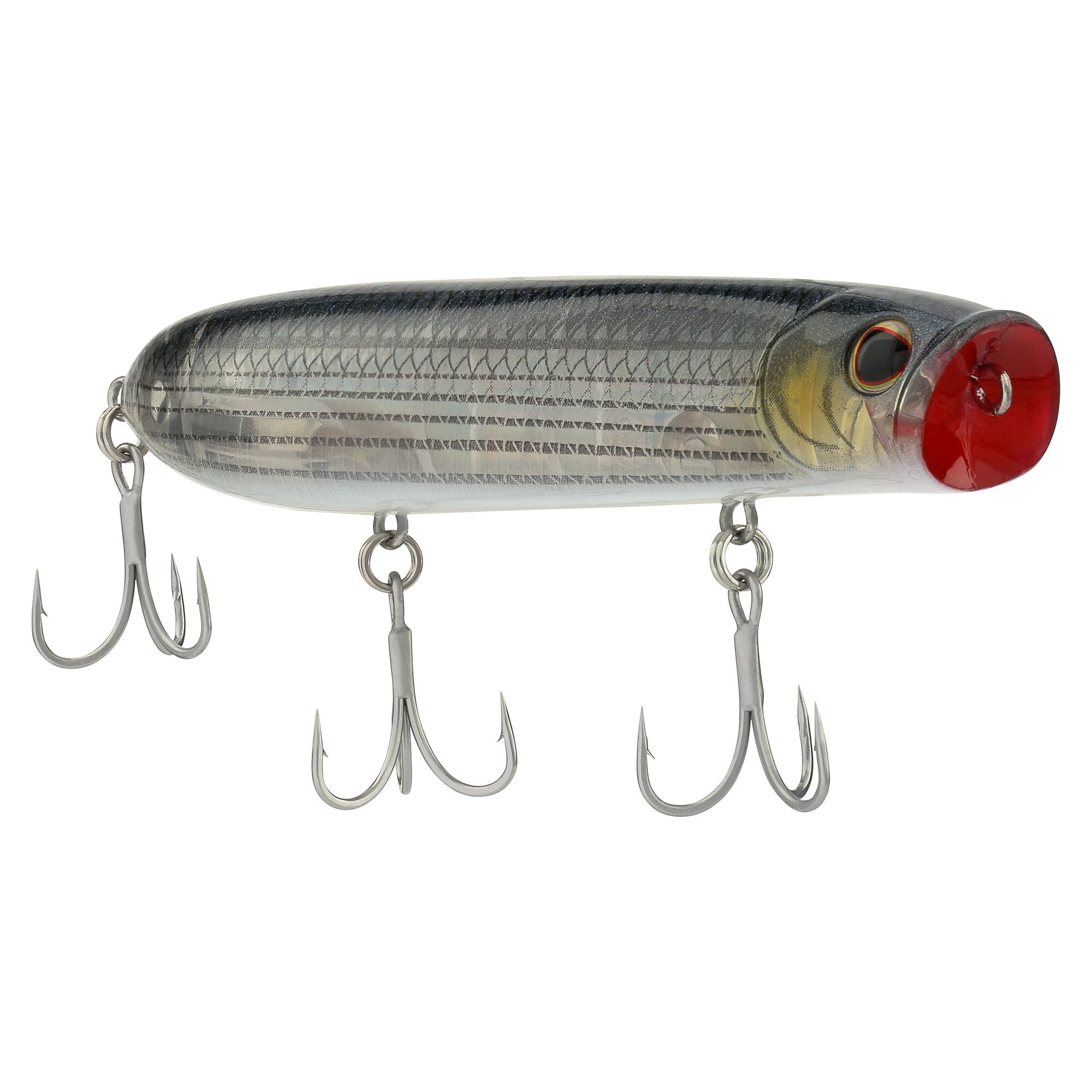 Berkley Cane Walker Saltwater, 4.3 in, Topwater Baits, Mullet (1 Count)