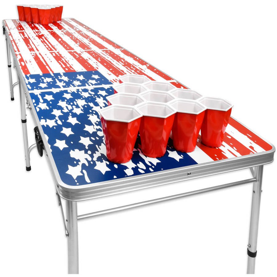 Gopong 8 Feet Beer Pong Tailgate Table American Flag Edition Walmartcom Walmartcom Gopong 8 Feet Beer Pong Tailgate Table American Flag Edition Walmartcom Walmartcom