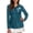 Blue Tropical Golf, variant on Hot Dog Golf Ball Golf Tennis Shirt Women Long Sleeve Size M Zip Up Collar Shirts Casual Work Pickleball Shirts