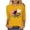 #016-Yellow, variant on Womens Plus Size Graphic Tees Loose Fit Solid Color Crew Neck Casual 3/4 Sleeve Bee Print T-shirt for Spring Tops for Women, Summer Tops for Women