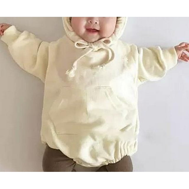 Toddler / Baby Bodysuits Bear Ears Hooded Jumpsuit