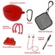 thumbnail image 2 of Funda Y Kit De Accesorios 8 En 1 Para Huawei Freebuds 4i rojo Gadget Collection Mx FKAHF4i, 2 of 2