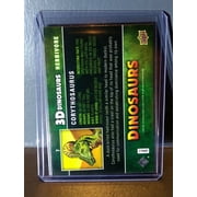2015 Upper Deck Dinosaurs 3-D Lenticular Corythosaurus #7 Trading Card