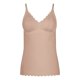 thumbnail image 1 of SKINY Top de tirantes para mujer – Sensation, top, escote en V, relleno, microfibra Beige L (Large), 1 of 5
