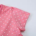 thumbnail image 4 of Vestido de algodón FreeLu para niña pequeña con dibujos animados, camiseta 5T, 4 of 6
