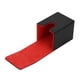 thumbnail image 3 of Caja para barajas de cartas coleccionables, estuche de almacenamiento con capacidad para más de 100 cartas, organizador de cartas resistente, Negro Interior Rojo, 3 of 9
